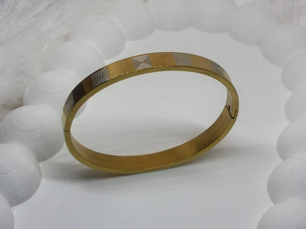 [kda-men-slvr] Mens kada silver square design
