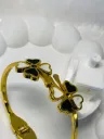 Dual clover/heart designed bangle(Adults)